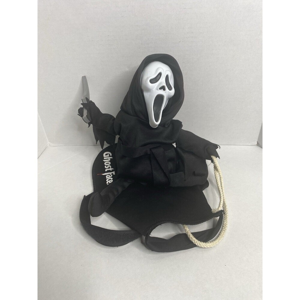 Fun World unisex Ghost Face Rider Pet Vest Costume Size Large-XL